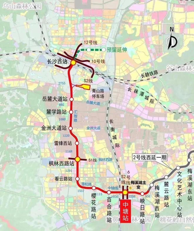 明确长沙多条地铁入选2024年省重点建设项目！(图3)